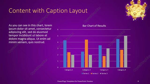 Content with Caption presentation slide layout