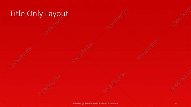 Title Only presentation slide layout