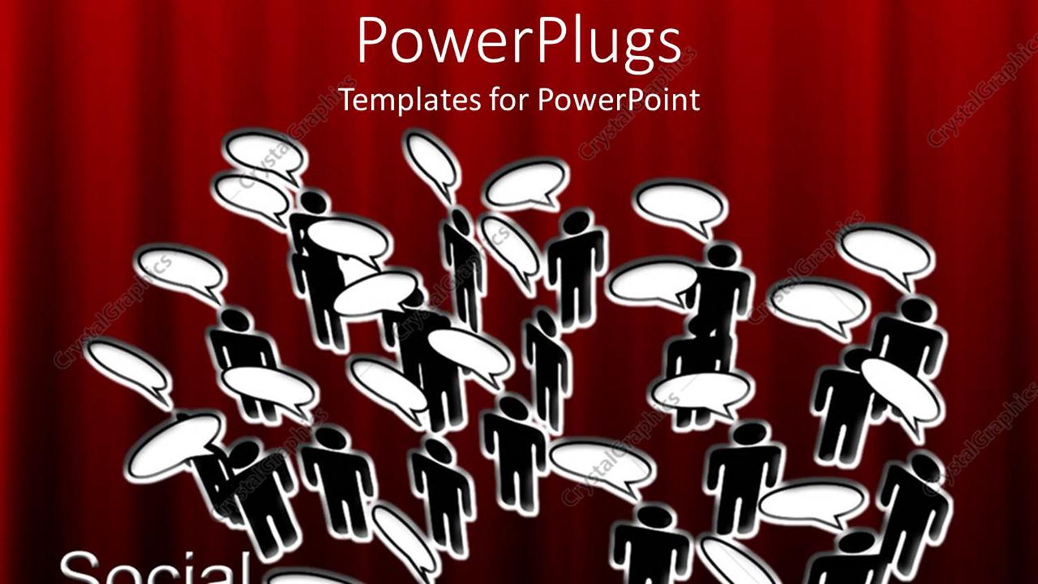 Featuring a Number of Figures Thinking with a Reddish Background