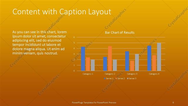 Content with Caption presentation slide layout