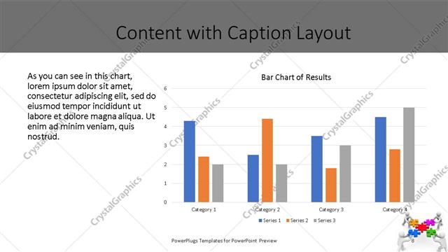 Content with Caption presentation slide layout