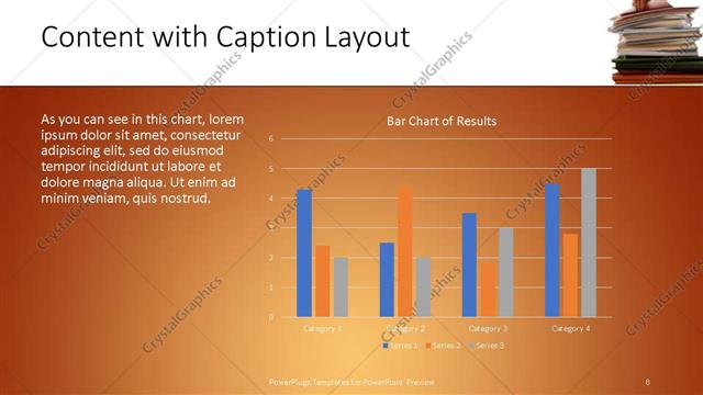 Content with Caption presentation slide layout