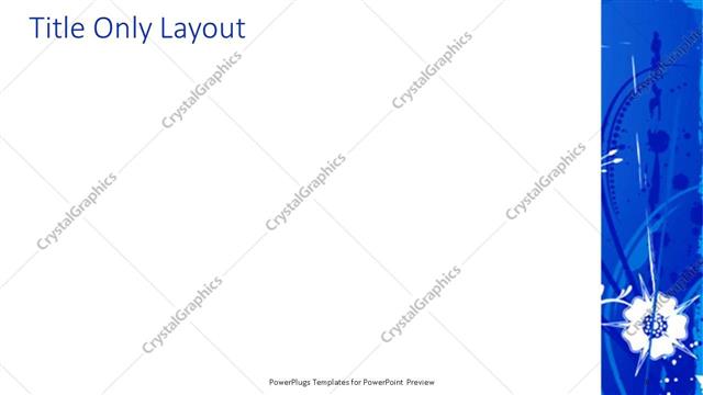 Title Only presentation slide layout