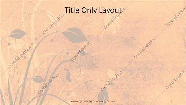 Title Only presentation slide layout