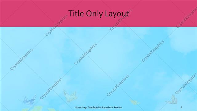 Title Only presentation slide layout