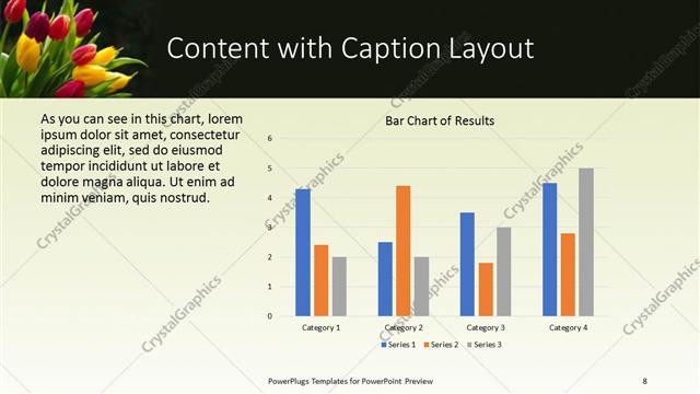 Content with Caption presentation slide layout