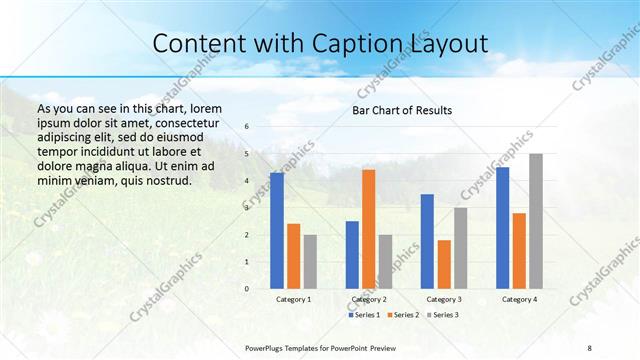 Content with Caption presentation slide layout