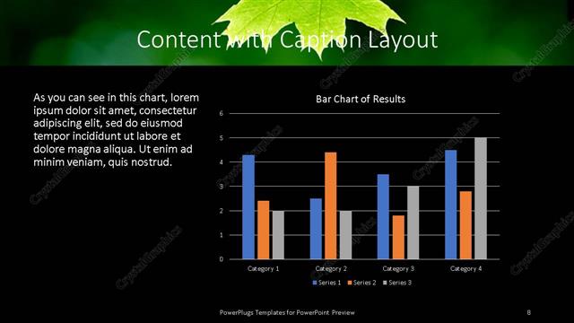Content with Caption presentation slide layout