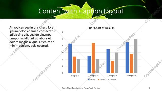 Content with Caption presentation slide layout