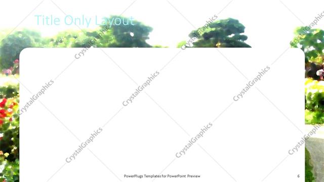 Title Only presentation slide layout