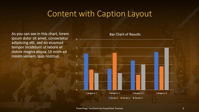 Content with Caption presentation slide layout