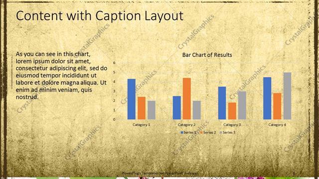 Content with Caption presentation slide layout