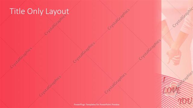 Title Only presentation slide layout