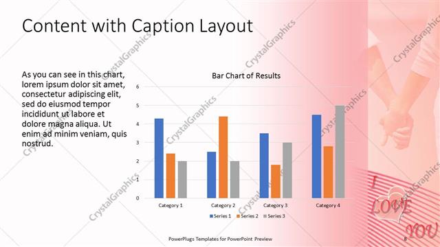 Content with Caption presentation slide layout