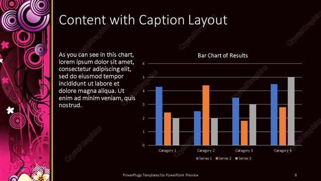 Content with Caption presentation slide layout