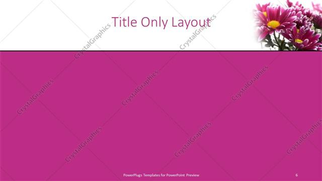Title Only presentation slide layout