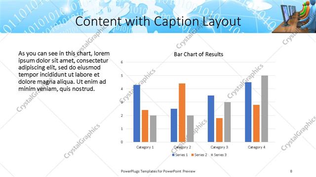 Content with Caption presentation slide layout