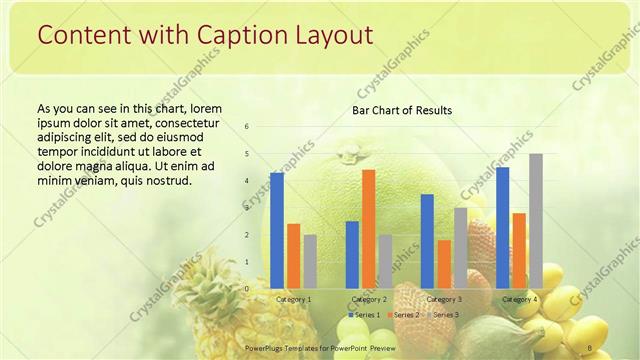 Content with Caption presentation slide layout