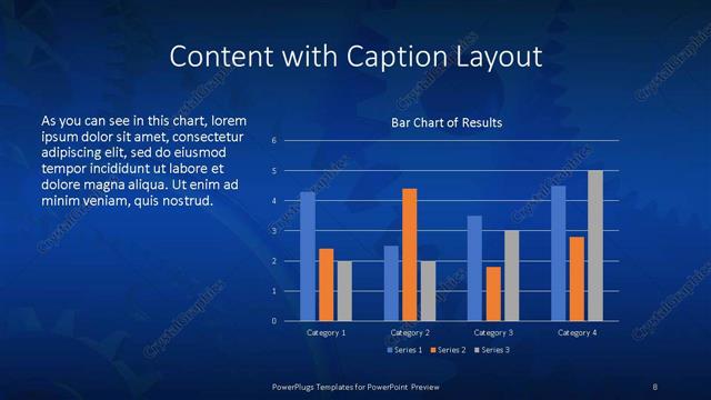 Content with Caption presentation slide layout