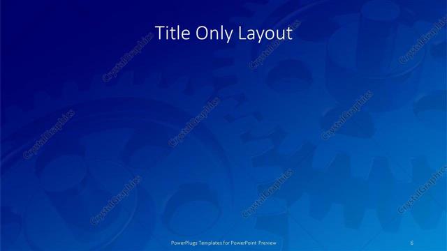 Title Only presentation slide layout