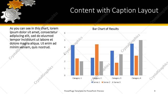 Content with Caption presentation slide layout