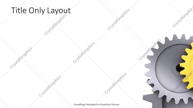 Title Only presentation slide layout