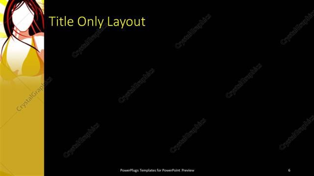 Title Only presentation slide layout