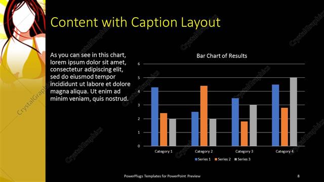 Content with Caption presentation slide layout