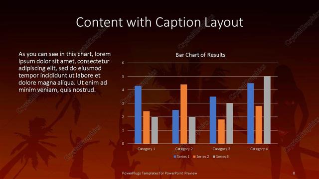 Content with Caption presentation slide layout
