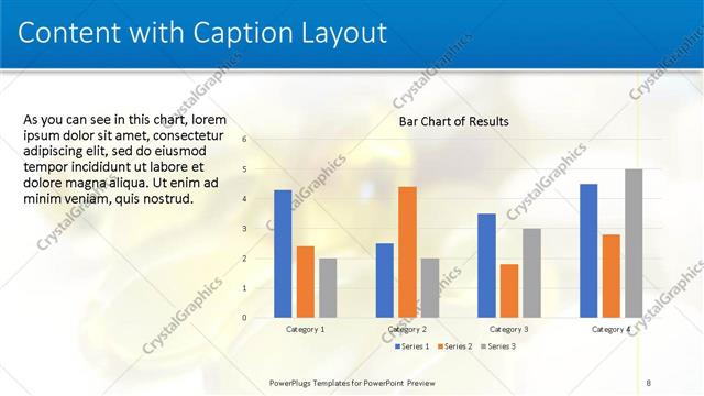 Content with Caption presentation slide layout