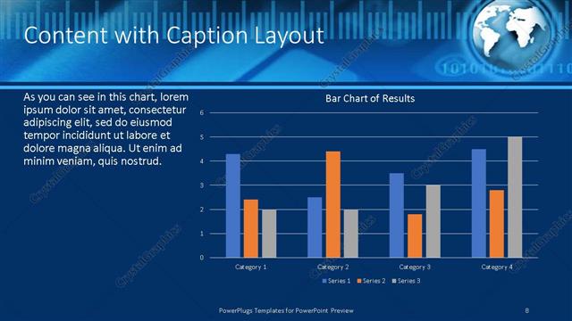 Content with Caption presentation slide layout
