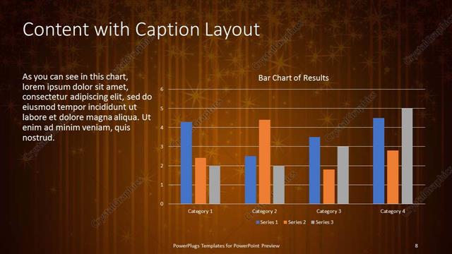 Content with Caption presentation slide layout
