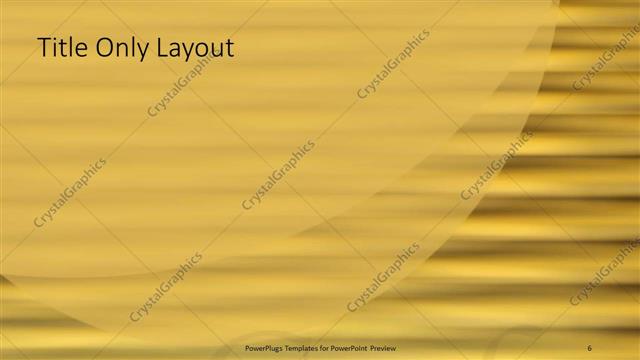 Title Only presentation slide layout