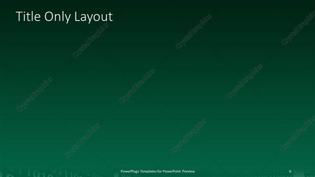 Title Only presentation slide layout