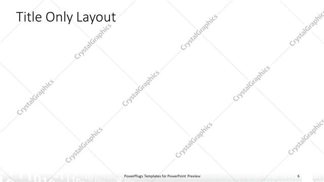 Title Only presentation slide layout