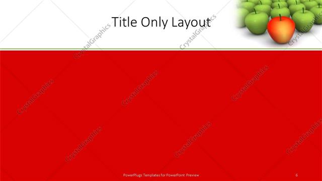 Title Only presentation slide layout
