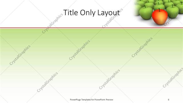 Title Only presentation slide layout
