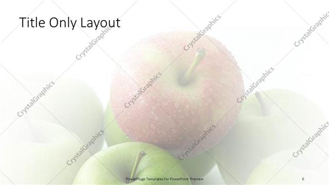 Title Only presentation slide layout