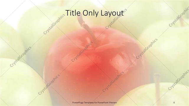 Title Only presentation slide layout