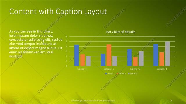 Content with Caption presentation slide layout