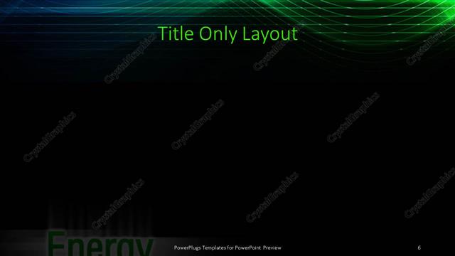 Title Only presentation slide layout