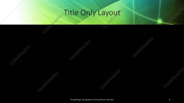 Title Only presentation slide layout
