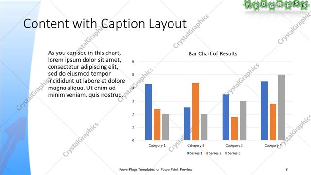 Content with Caption presentation slide layout