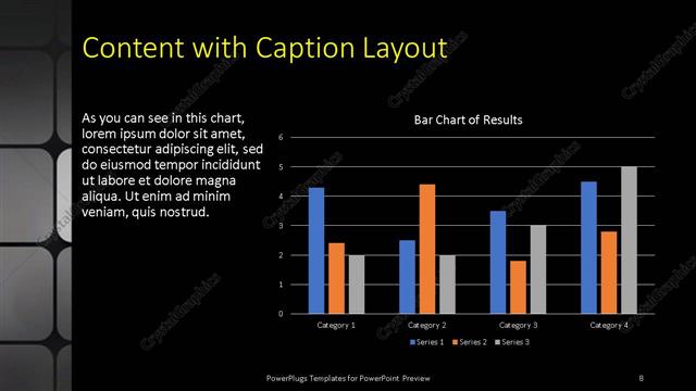 Content with Caption presentation slide layout