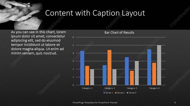 Content with Caption presentation slide layout