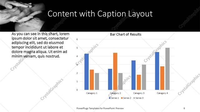 Content with Caption presentation slide layout