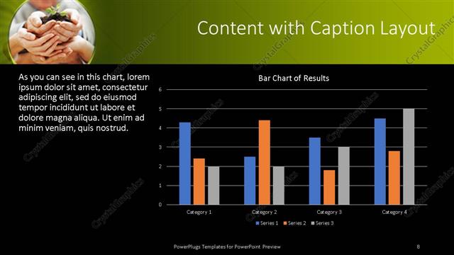 Content with Caption presentation slide layout