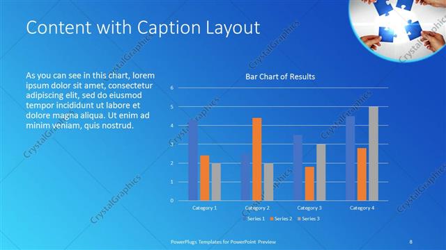 Content with Caption presentation slide layout