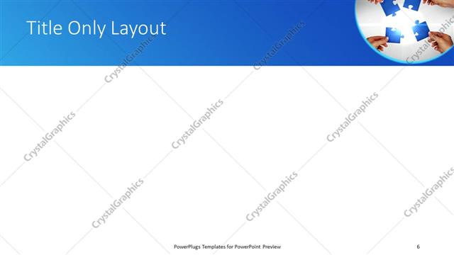 Title Only presentation slide layout