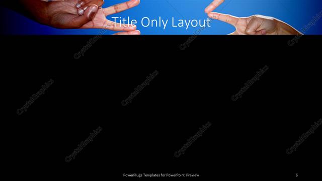 Title Only presentation slide layout